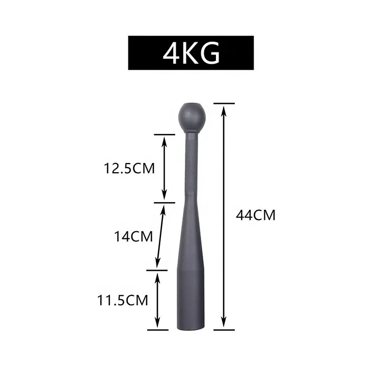 UNIQ Exercise Weight Club Bells Heavy Duty Steel for Strength Training & Improves Grip and Forearm Strength