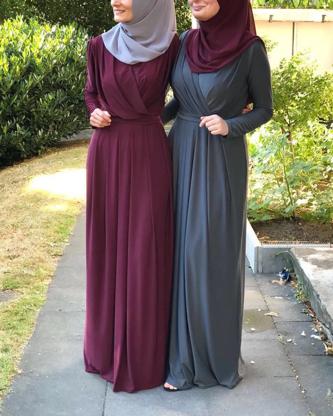 New Islamic Clothing Muslim Abaya Latest plain pleated design women long modest dress casual muslim maxi  Long Robe Muslim Dress