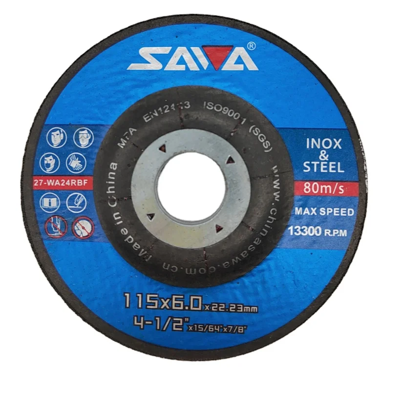 Wheel Manufacturer 115x6x22.23mm Aluminum Grinding Disc 4 inch Wheel Abrasive For Metal