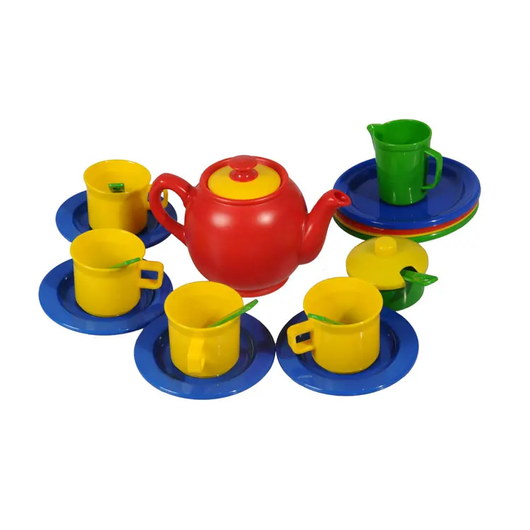 
Plastic tea set toys kitchen pretend play toys for kids 