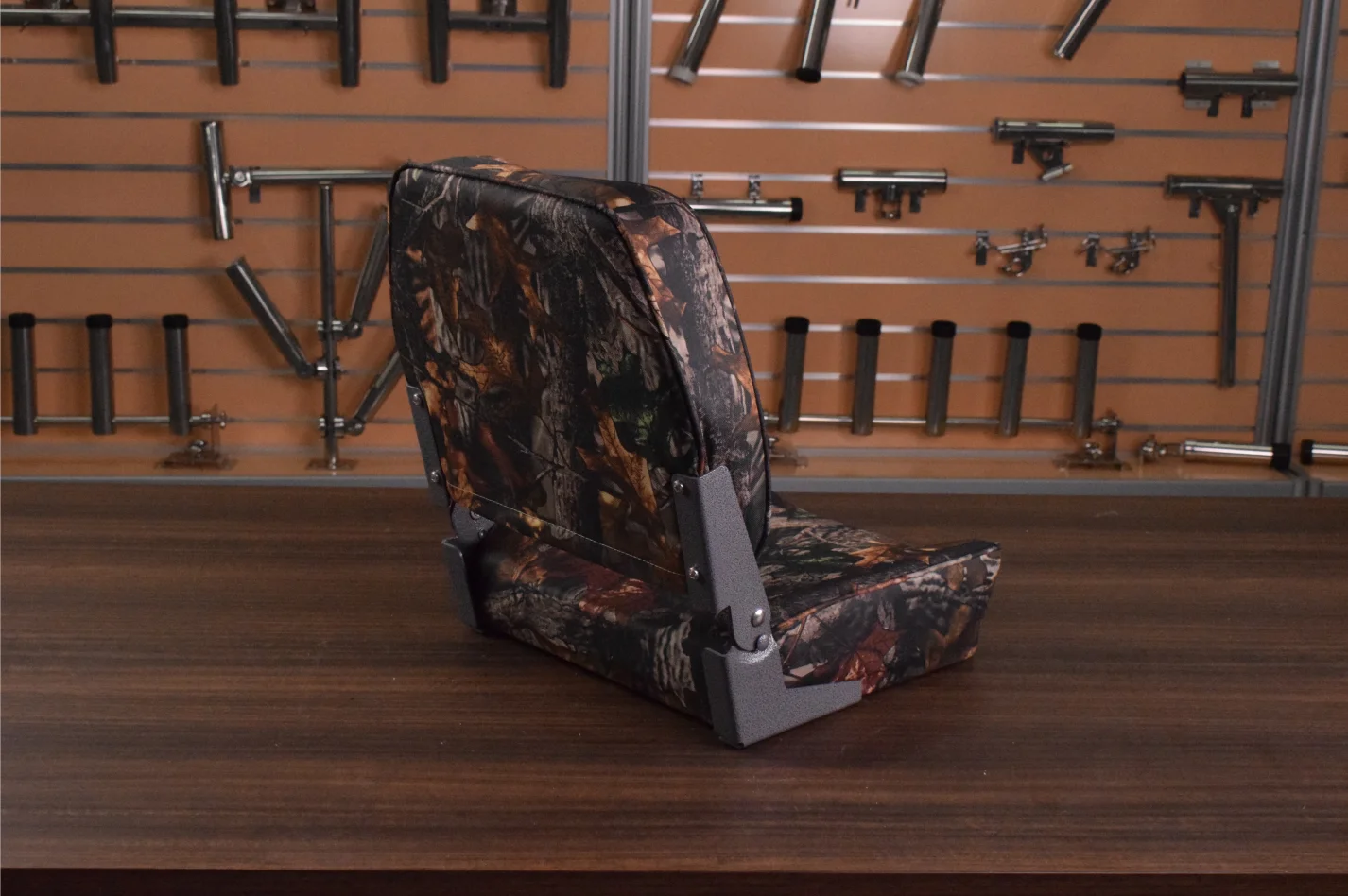 marine camo forest cover boat seat