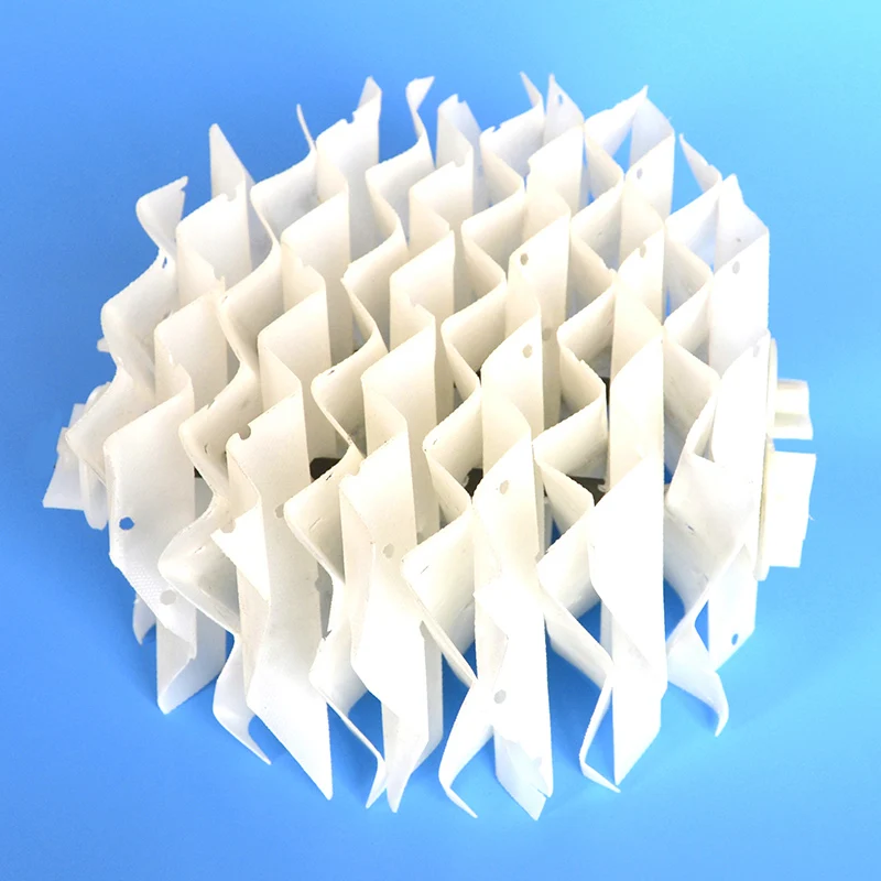JXKELLEY 250y 350y Plastic PP PVDF PTFE Corrugated Plate Structured Packing For Scrubber Tower Packing