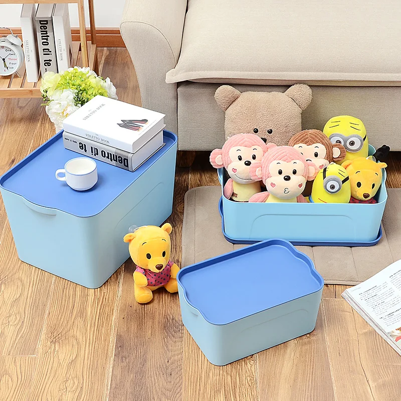
Large Size Colorful Plastic Clothes storage box environmental protection Litter box Safe for food container Organize snacks box 