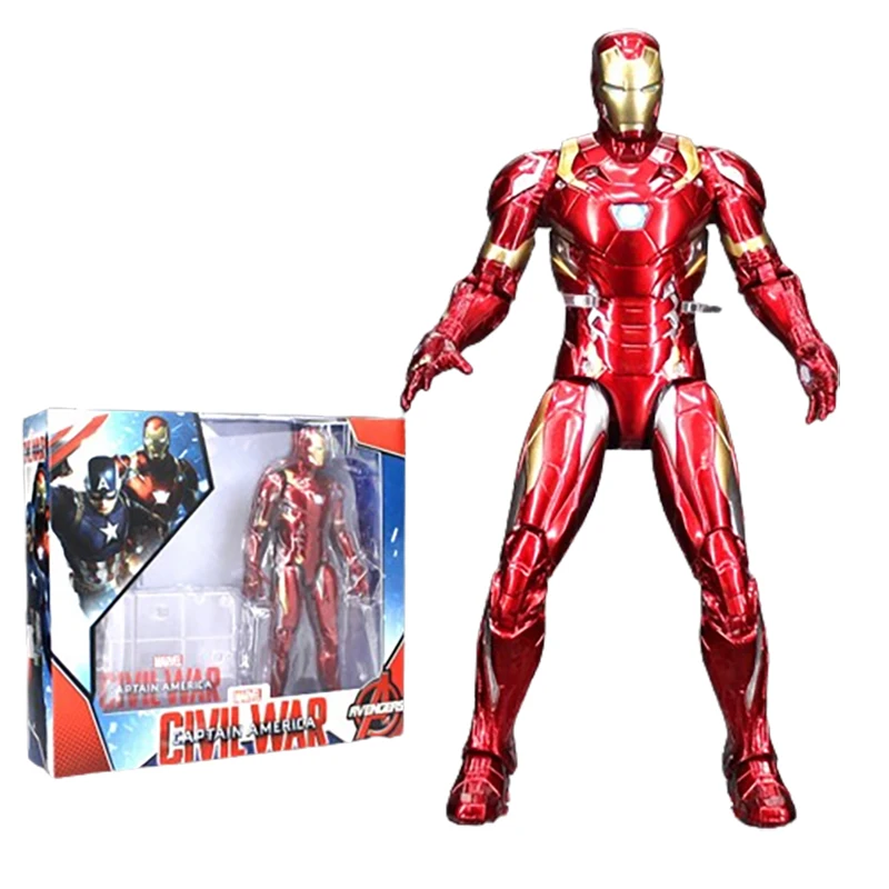 A0004 17cm Genuine Marveling Anime Figure Captain Cartoon Action Figure Model Kids Toy Gift with Box