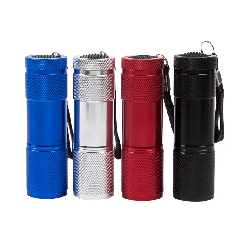 Factory direct sale Mini UV Led Nail light for Gel  9 LED Flashlight Portability Nail Torch for nail art customize logo