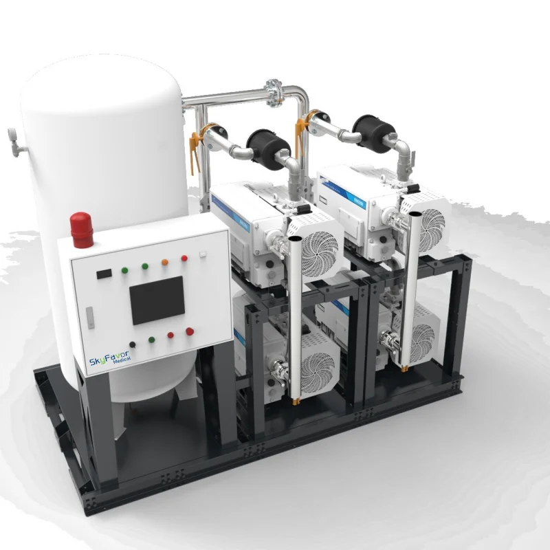 Customized rotary vane oil vacuum pump for hospital clinic