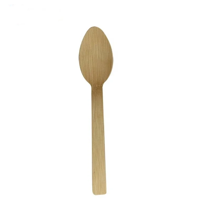 
Disposable bamboo cutlery set eco friendly bamboo fork spoon knife compostable 