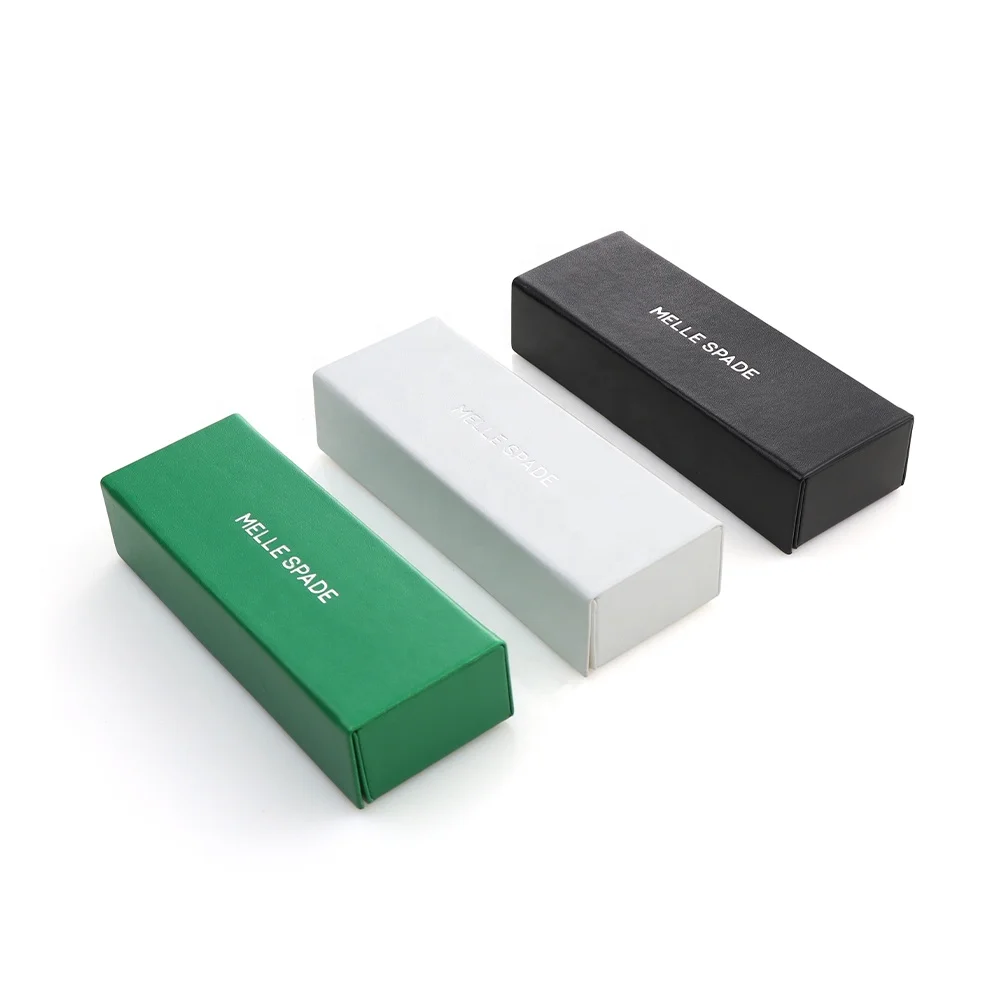 Luxury Hard Rectangle Handmade Eyewear Packaging Eye Glasses Storage Sunglasses Case Custom Logo