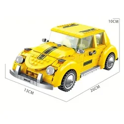 Panlos 621019 Transformation Optimus Robot Model 2 in 1 Deformation Engineering Car Building Block Toys Small Bricks