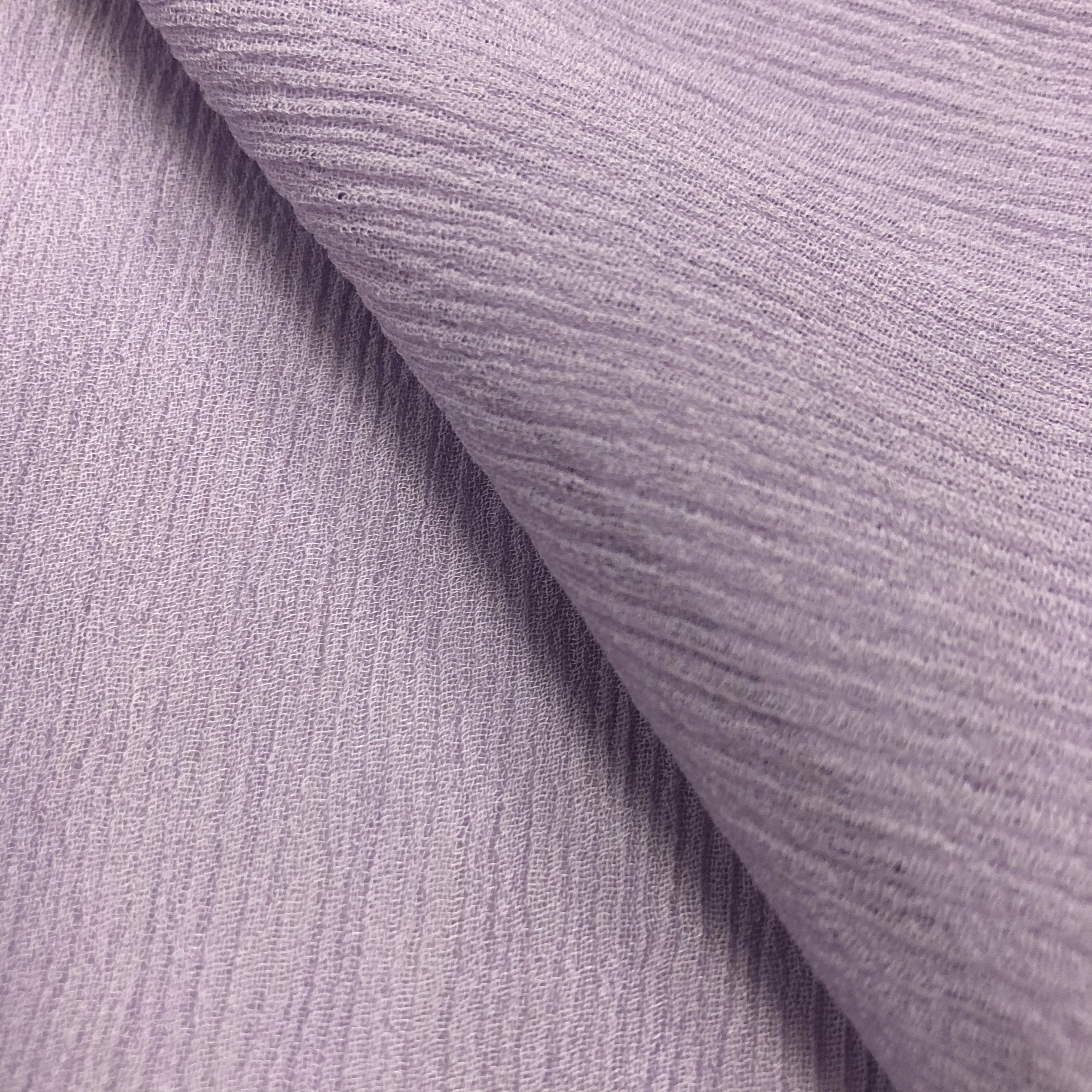 Viscose Crinkle Georgette Chiffon ECO Friendly Fabric For Dress