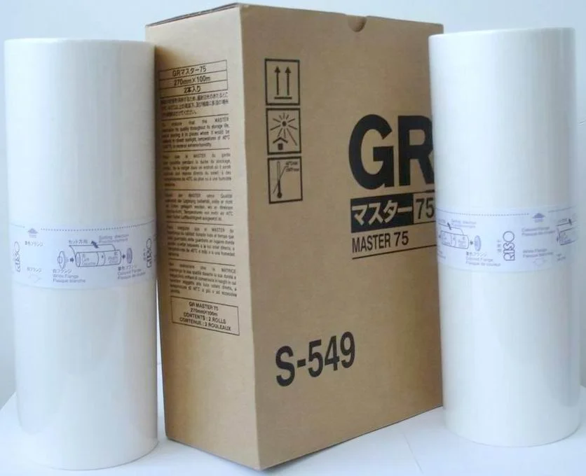 GR A3 S-132 GR A4 S-3879 GR B4 S-549 GR 76W 78W master roll  for Risos GR 1700 1750 2700 2710 2750 3700 3750  3770 3790 master