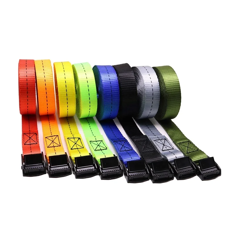 1 Inch Cam Buckle Tie Down Lashing Straps Belt For Fitness