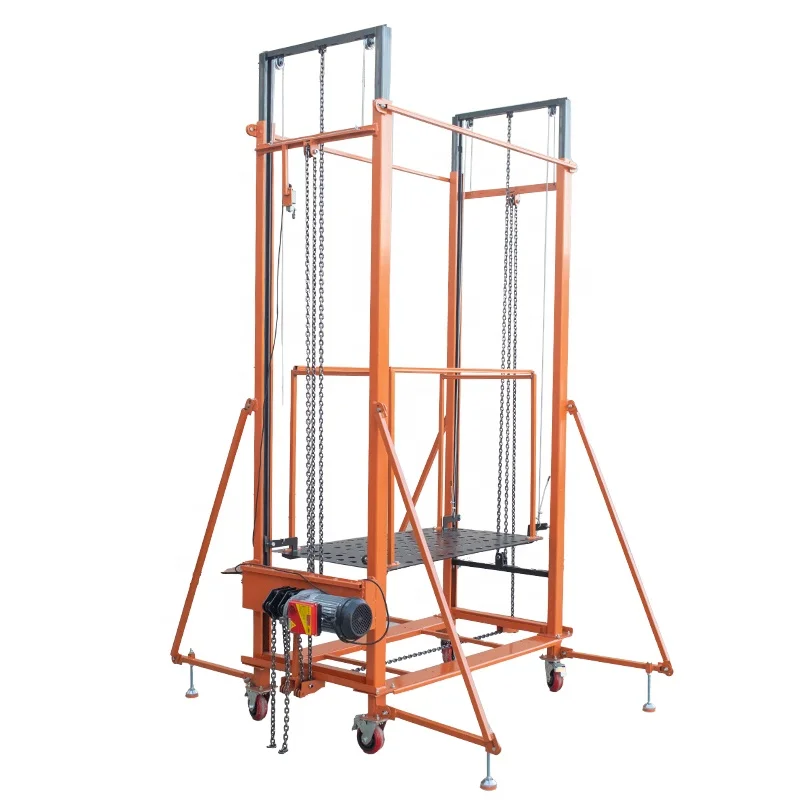 safe and stable elevator working platform electric scaffold lift 10m scaffolding for construction