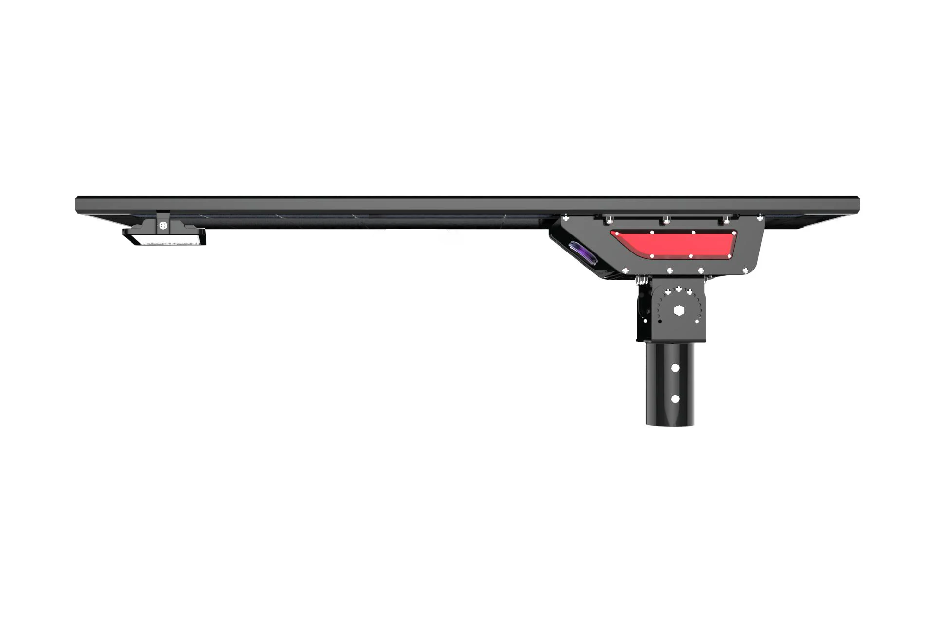 Hishine 80W 180LMW Solar Street Light 5 Years Warranty LED Solar Street Lights Outdoor Led Street Light with Solar Panel