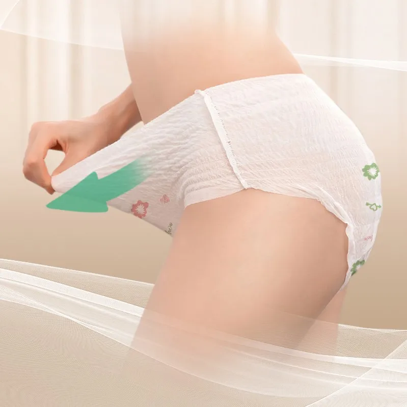 High Quality Menstrual Pants Free Sample Ultra-thin Disposable Period Pants Overnight Women Pants