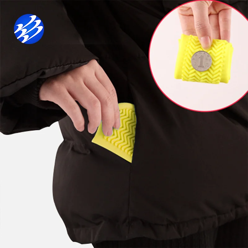 Многоразовые водонепроницаемые чехлы для обуви Нескользящие силиконовые аксессуары унисекс