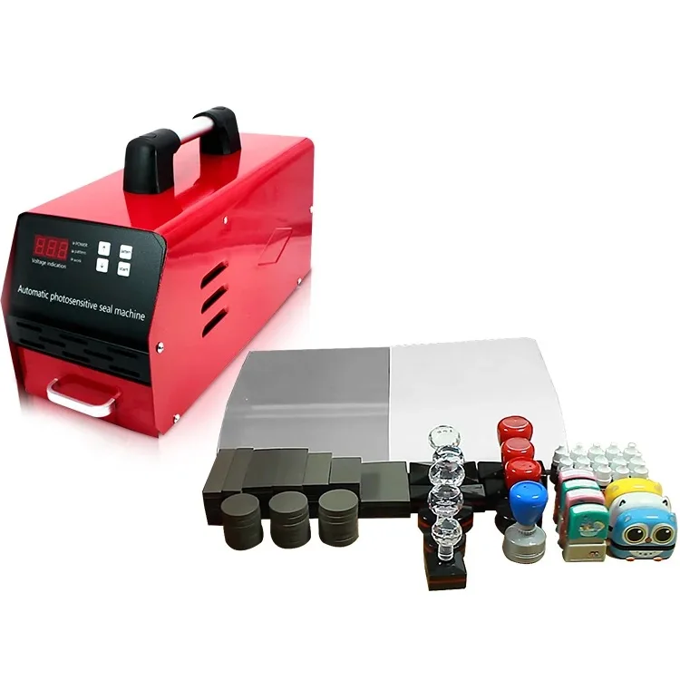 Automatic red digital flash stamp making machine