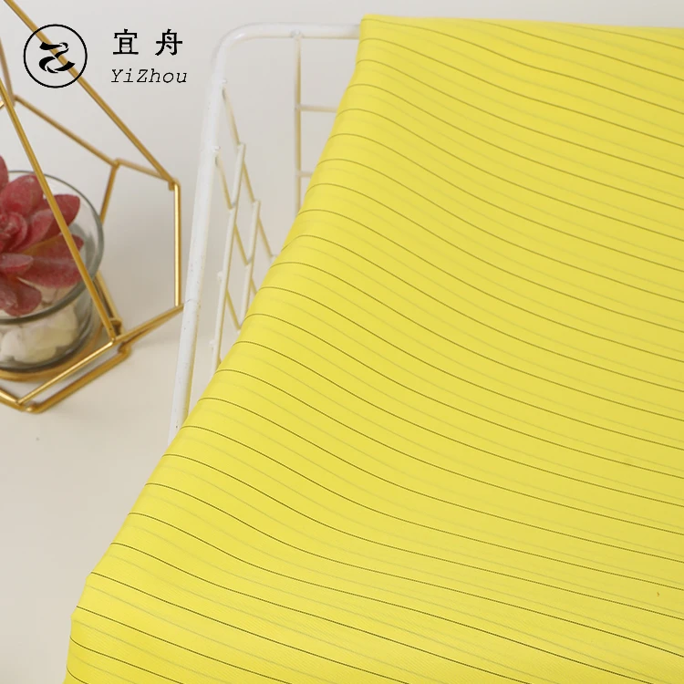 210T 1.0 Stripe ESD Fabric Anti-static  Twill Taffeta include 2% conductive filament yarn for coverall