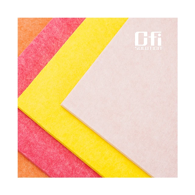 Eco-friendly Sound Proofing Polyester Fiber Acoustic Panel PET Colorful Acoustic Felt Panels For Wall And Ceiling