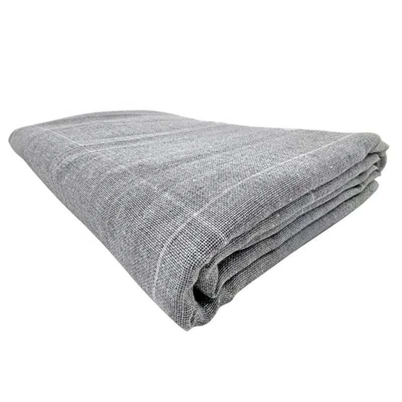 Manufacturer direct sale durable polyester cotton blend gray primary tufting cloth fabric