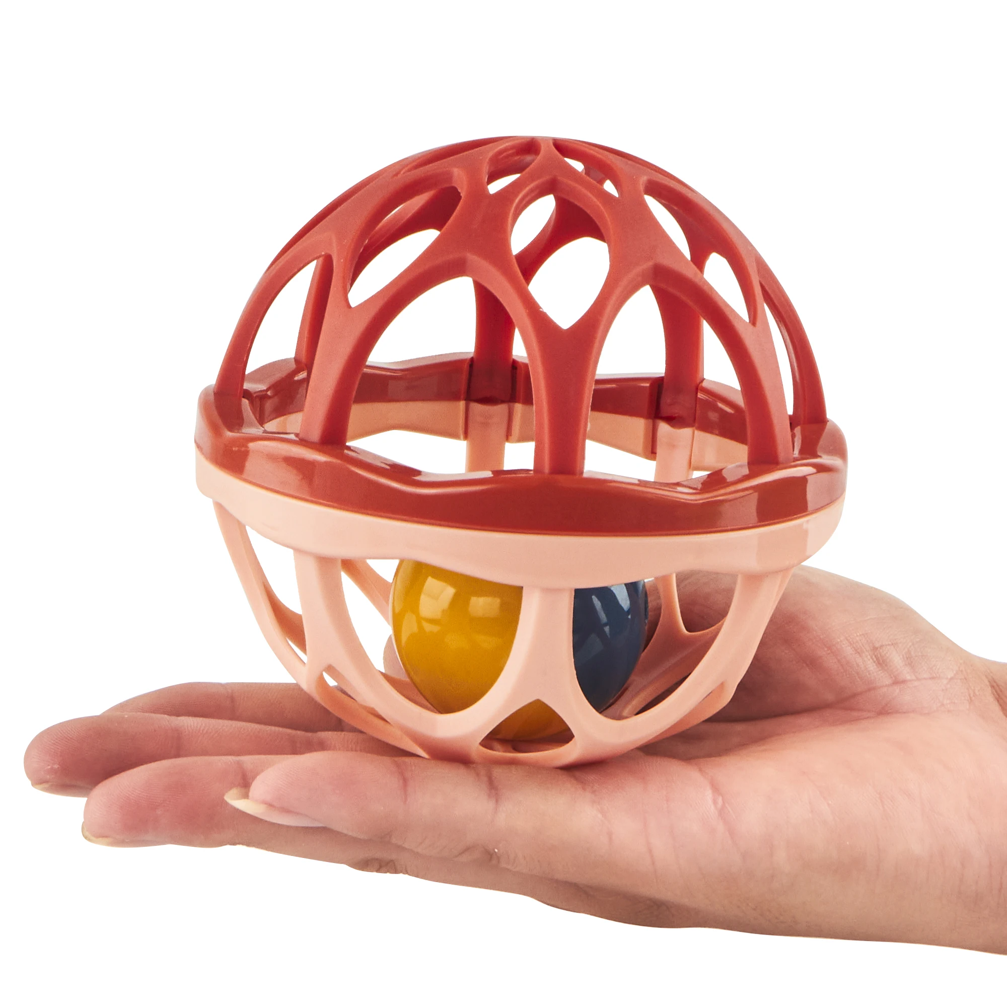 Baby Rattle Toy Baby Sensory Activity Toy Baby Toy Silicone Ball Pliable Grasping Kids Grasp Ball