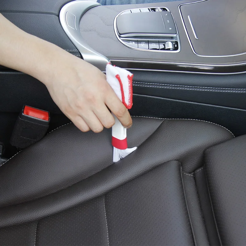 Double Ended Microfiber Vent Duster Portable Car Air Outlets Computer Keyboards Fans Brush Mini Dusting Tool
