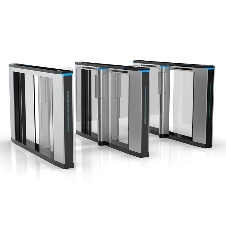 Luxury Self Closing Fast Lane  Smart High Performance Electronic Board High Safety Full automatic Barrier Swing Arm Speed Gate