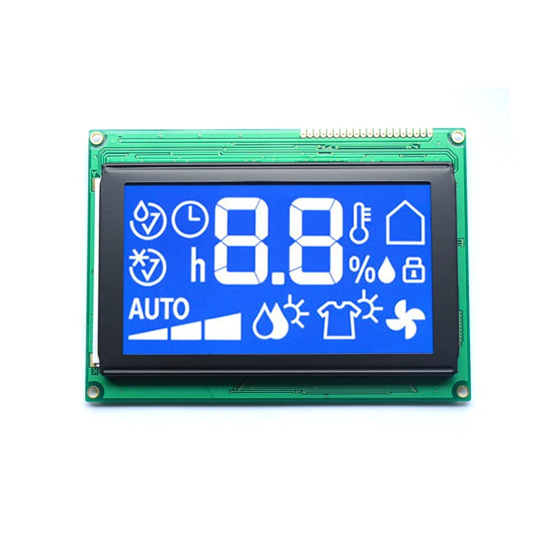 240128 dot-matix COB LCD Display SAP1024B Controller STN Blue White LCD Module 240x128 LCM