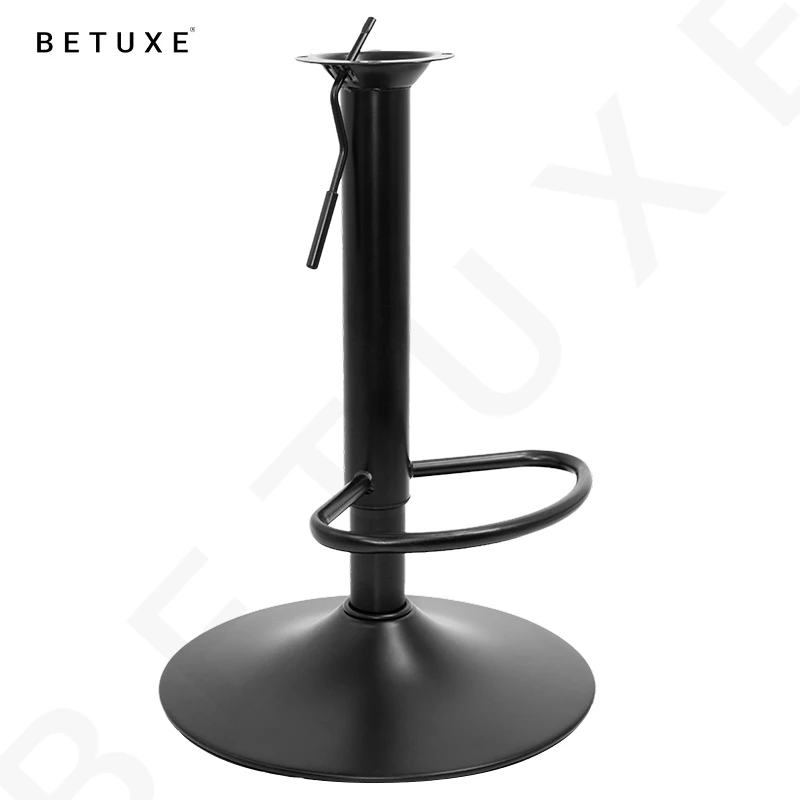 New Design Bar Chair Fittings Chair Base With Round Footrest For Kitchen