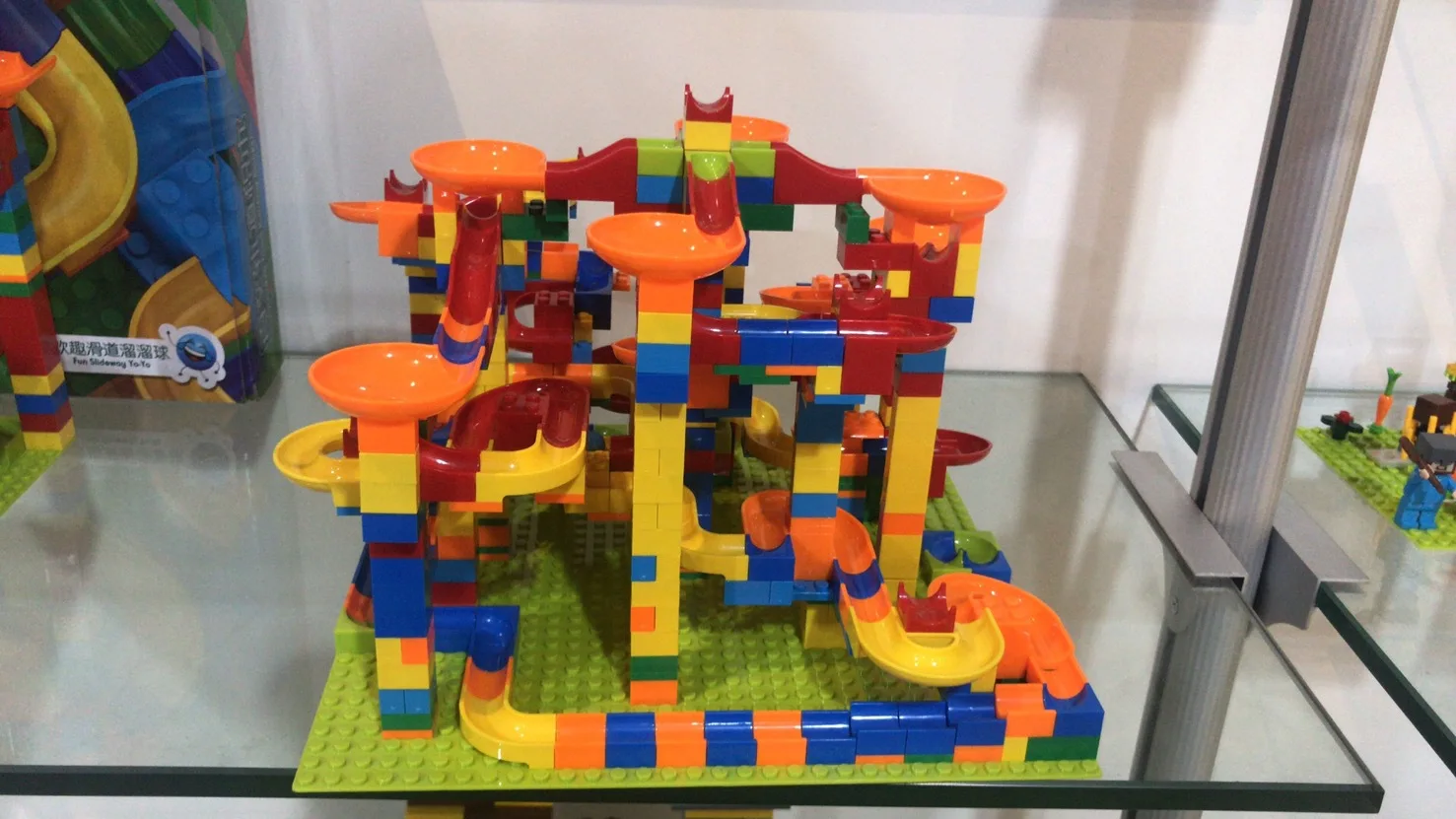 514pcs Small Size Block Marble Race Run Block Variety Slide Track Building Blocks Funnel Slide Diy Sets Bricks Kids Toys