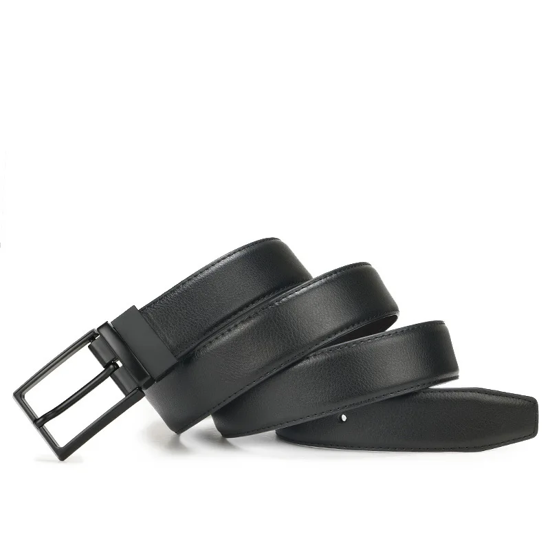Good Price High-quality Reversible Detachable Pin Buckle Genuine Leather Belts for Male