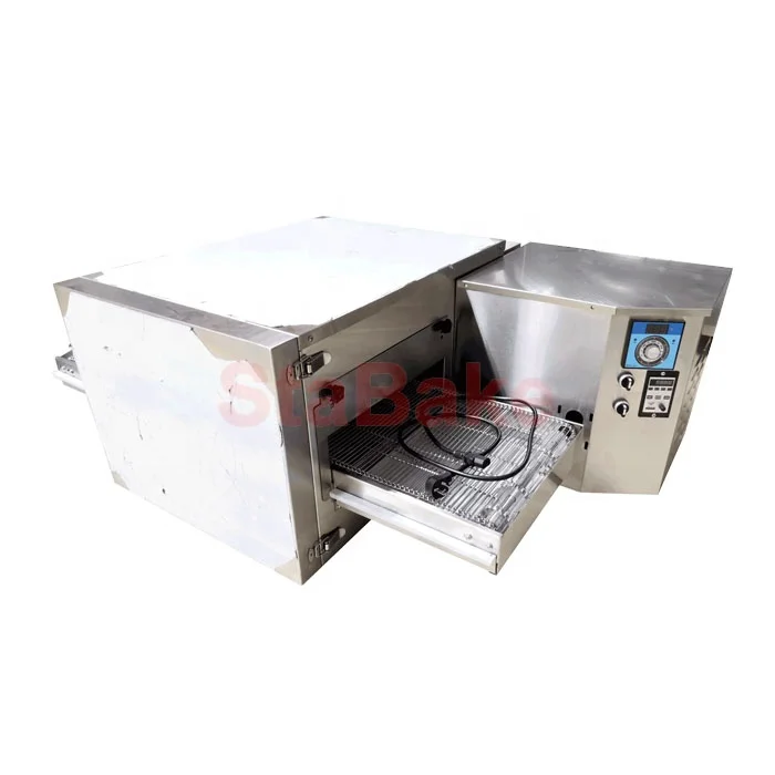 Конвейер для приготовления вкусной пиццы с циркуляцией горячего воздуха