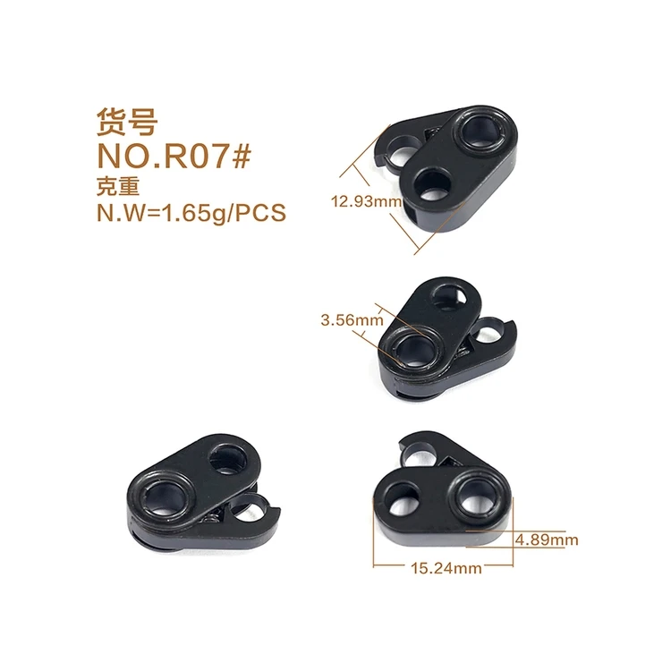 Best selling fashion Design Plastic Hoodie Drawstring Spring Rubber Buffer Stopper Spring Cord End Stopper