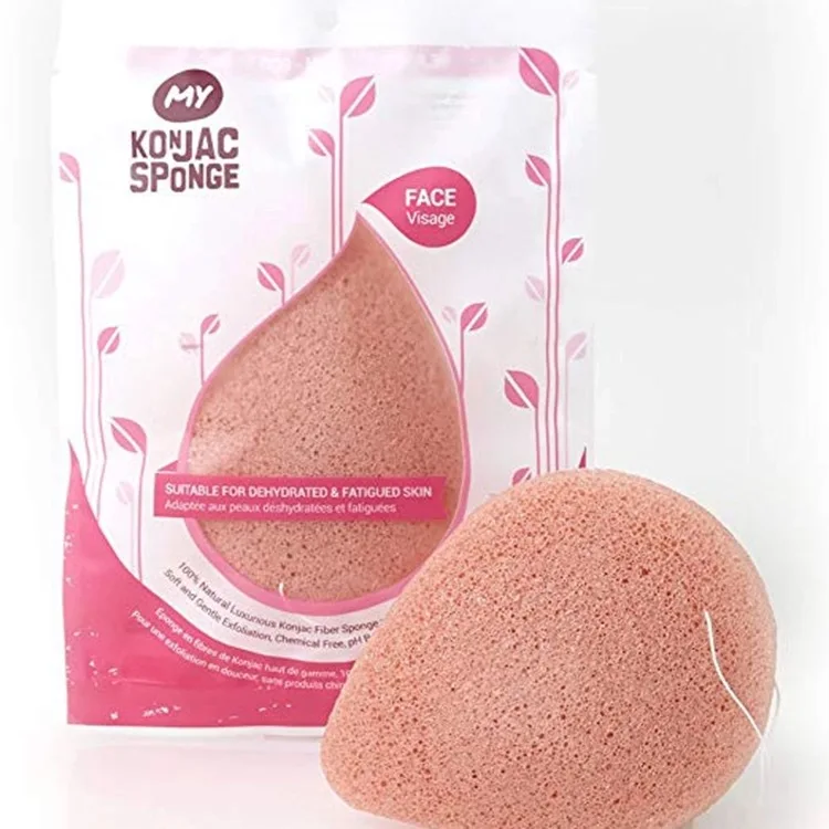 
Wholesale Konjac Sponge All Natural Korean Facial Sponge 