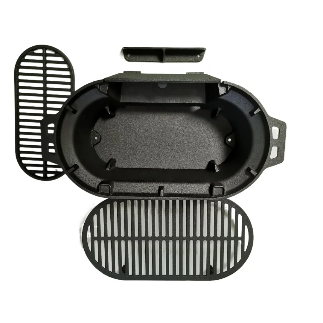 mini portable camping cast iron barbecue grill for outdoor bbq