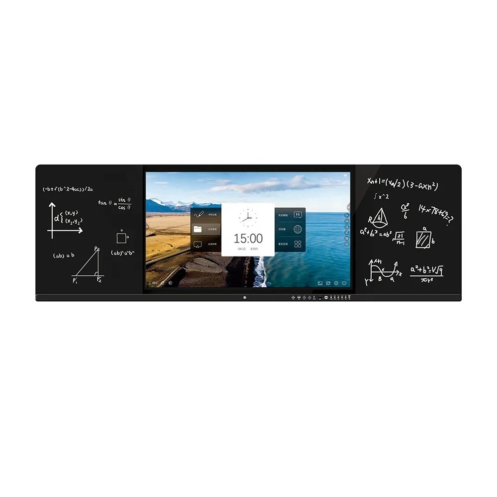 Дешевые 65 дюймов 75 86 Nano Blackboard светодиодный сенсорный экран монитор компьютер четырехъядерный I3 I5 I7 быстрая Операционная смарт-плата