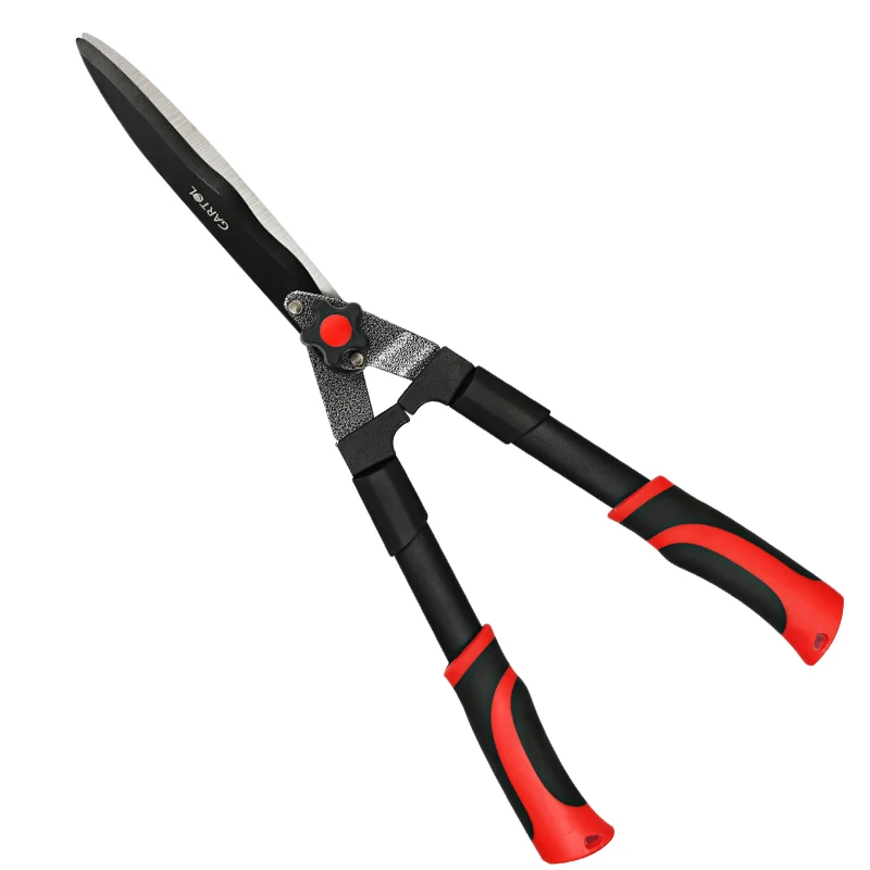 HA4801 Garden Hedge Shears Clippers Manual Hedge Trimmer with Comfort Grip Handles Carbon Steel Bushes Cutter Trimming(23 Inch)