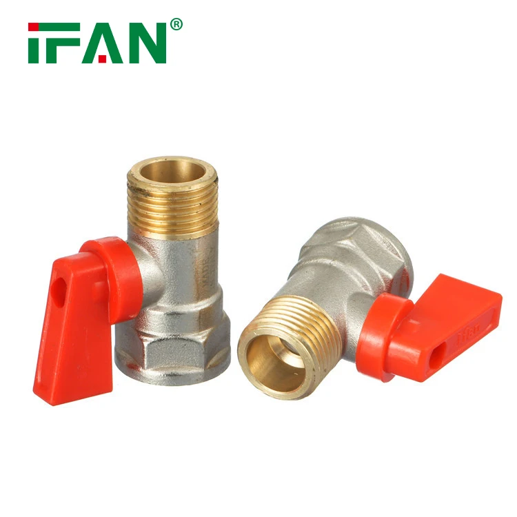 IFAN High Quality Brass Body Ball Valve Mini Size Brass Water Valve Male Brass Ball Valve