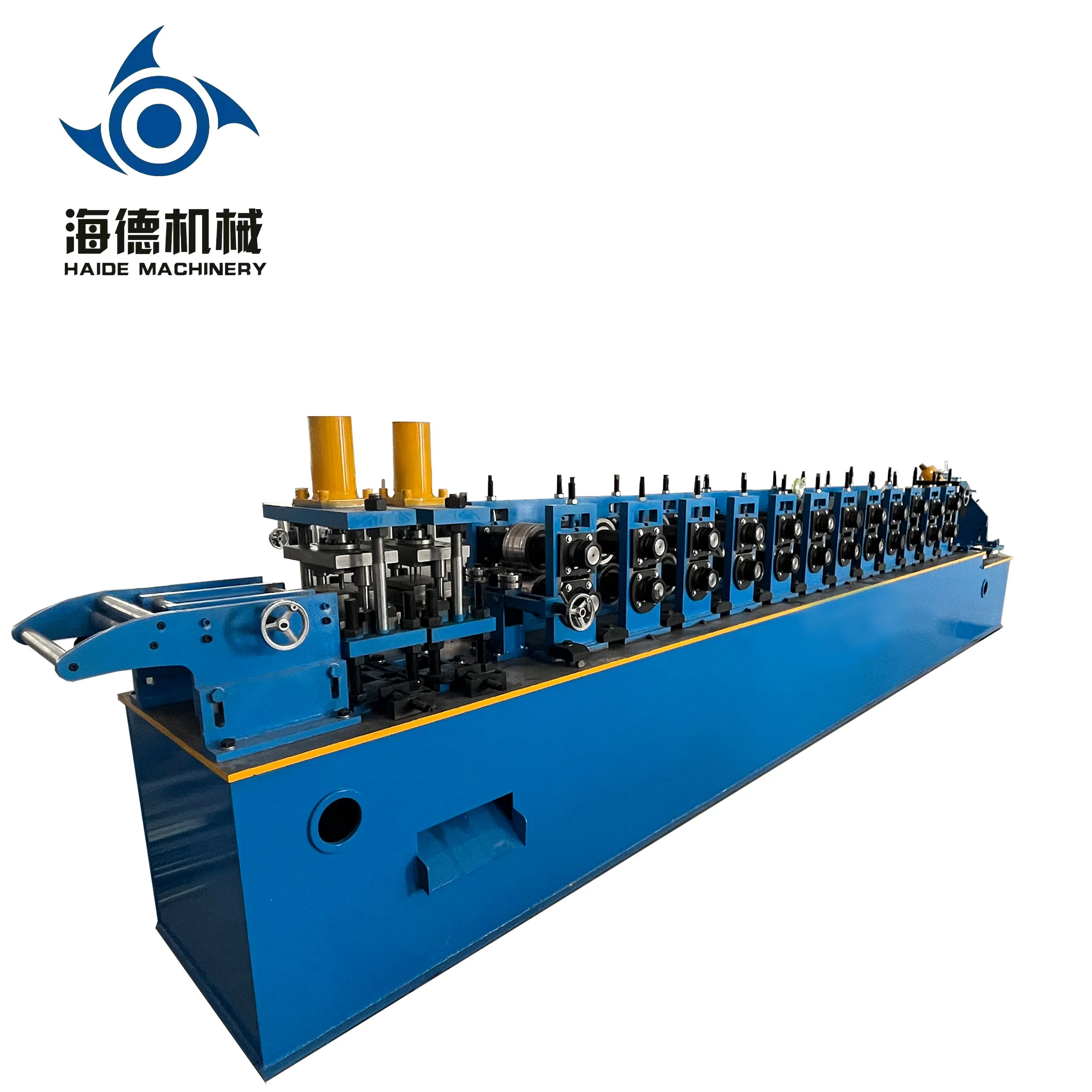 Haide zinc plated Omega steel keel cap groove drywall roller forming machine
