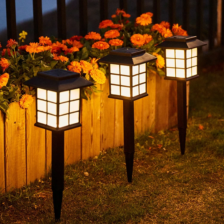 Best-selling colorful decoration modern IP65 outdoor solar lawn lamp waterproof led garden