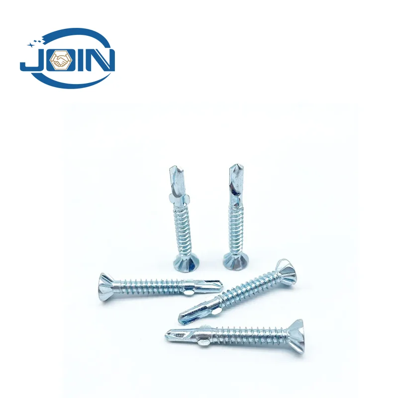 Factory price Join Cement Board Use Non-slip  Countersunk Head Self Drilling Screws With Ears Or With Wing