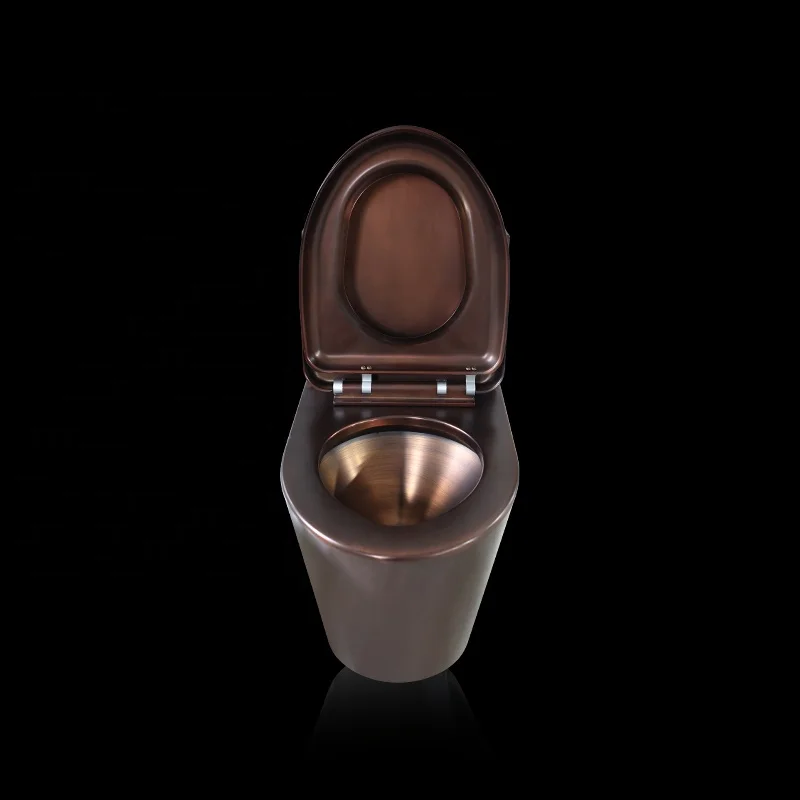 Foshan Bathroom Sanitary Ware Floor Mount Toilet Stainless Steel WC Toilet For Hotel