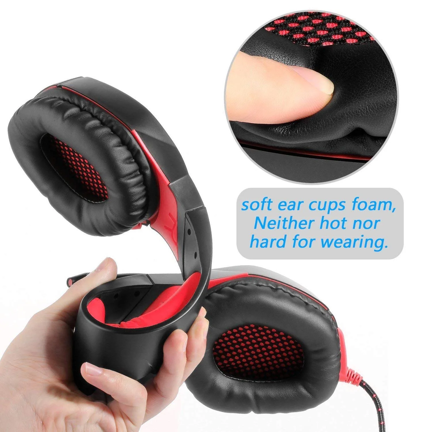 ONIKUMA Portable K1B Gaming Headset Digital Light Flexible Headband 3.5mm Interface K1B Gaming Earphones&headphones