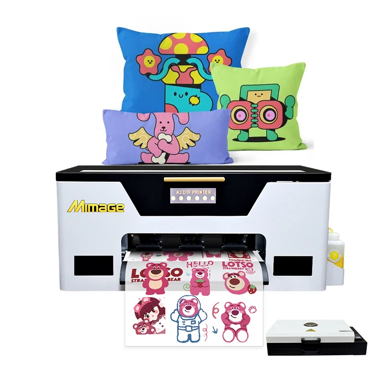 2024 China New A3 PET Film T shirt Textile Printing Machine Digital DTF Print PET film XP600 printer Offset A3 DTF Printers