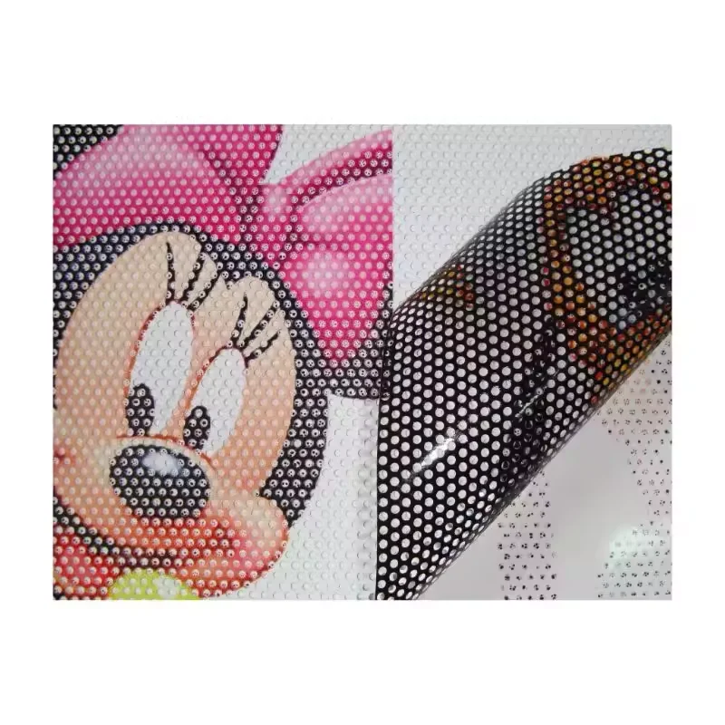 Heat Rejection Building Window Window Printed Vinyl Sticker Pvc Micro Perforated Glass Door Custom One Way Vision Building Film