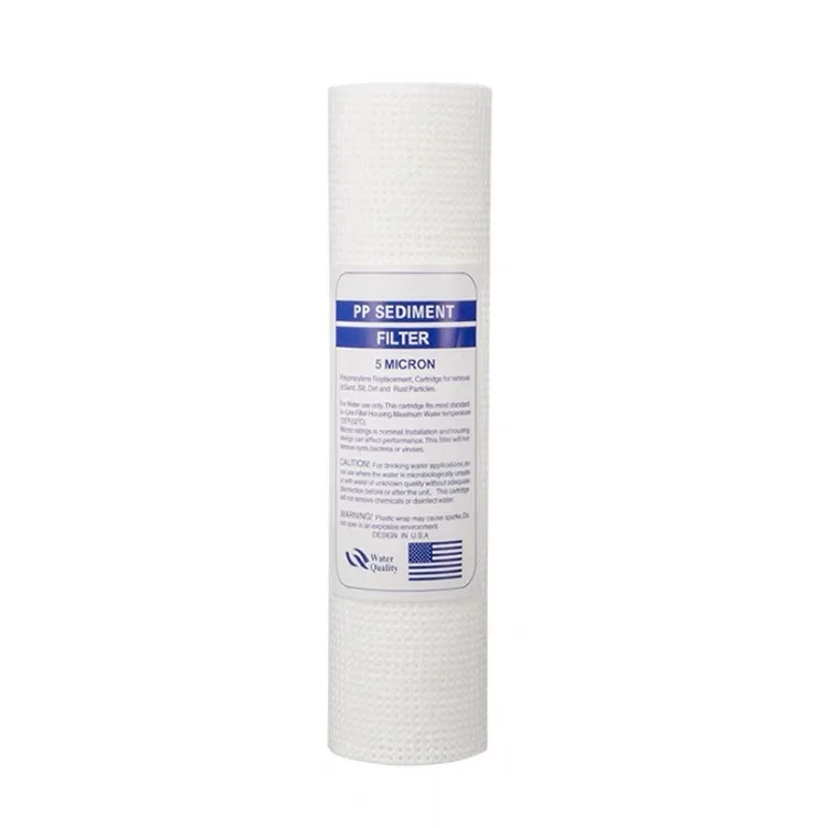 5 micron filter 10 inch sediment melt blown pp filter cartridge for whole house water filter system