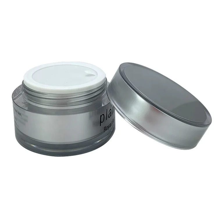 empty 60ml acrylic jar 2oz cosmetic jar cream custom hair packaging 50ml cosmetic container acrylic clay mask jar mask container