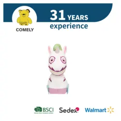 Hotsale OEM ODM Stuffed Plush Toy Giant Sequin Toys Soft Toys For Baby Children Mascot BSCI SEDEX ISO9001