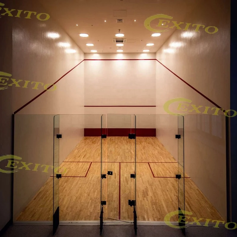 EXITO Most Popular Squash Court Single Squash Court Double Squash Court for Sale
