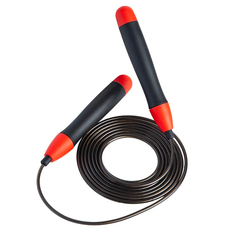 LXY-N329 New Self-locking Skipping Rope Racing Steel Wire Weight Adjustable Skipping Rope